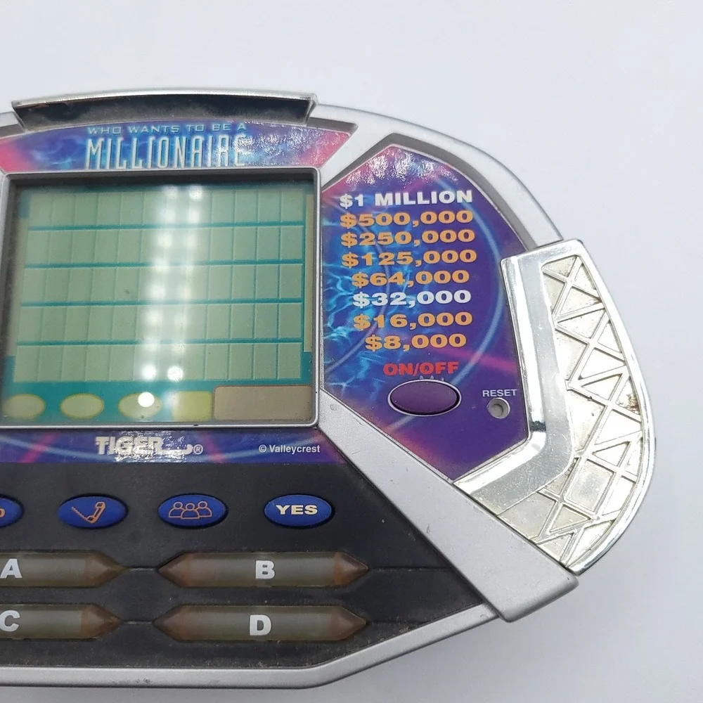 Who Wants To Be A Millionaire Electronic Game Hand Held Game Includes Cartridge